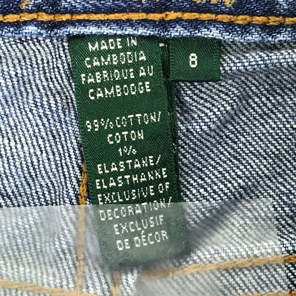 Lauren Jean Co Straight Leg Jean Size 8 Women Blue - Picture 7 of 8